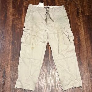 Abercrombie And Fitch Men's Tan Cargo Pants